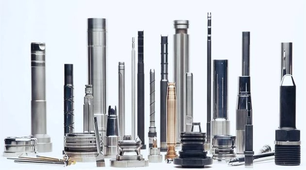 Piezas de recambio, varillas e insertos para moldes de inyección